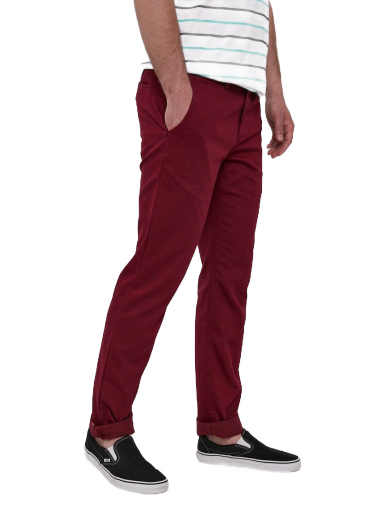 Nohavice Vans Authentic Chinos Pants Vínová | VN0A5FJ7ZBS1