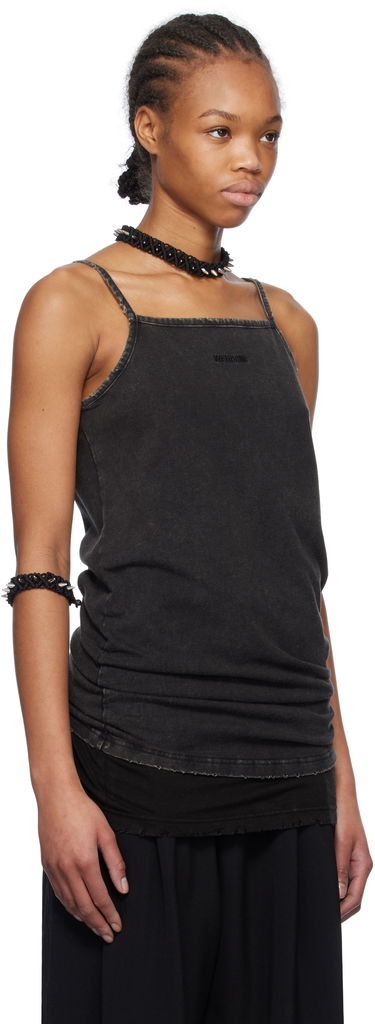 Tielko We11done We11done Layered Sleeveless Tank Top Čierna | WD-TT0-25-703-W-BK, 1