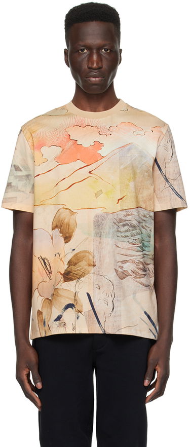 Tričko Paul Smith Paul Smith Printed T-Shirt Béžová | M1R-919T-MP4275-60, 0