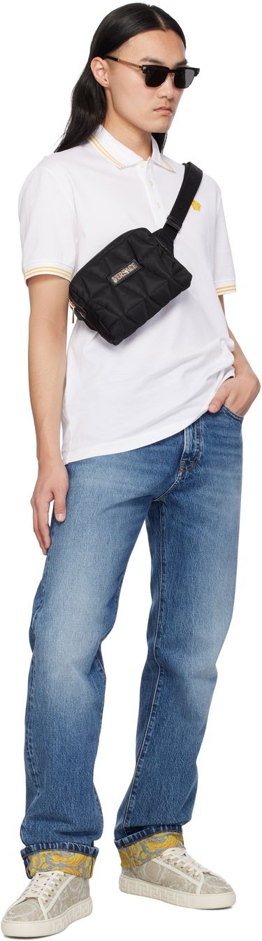 Džínsy Versace Versace Stonewashed Cuffed Jeans Modrá | 1018013_1A12886, 3