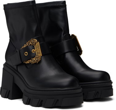 Tenisky a topánky Versace Sophie Baroque Buckle Boots Čierna | E79VA3S80_E71570, 3