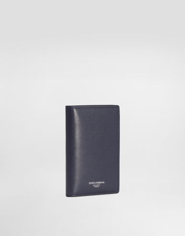 Peňaženka Dolce & Gabbana Dolce & Gabbana Eel Skin Card Holder Navy | BP3323AV95680658, 1