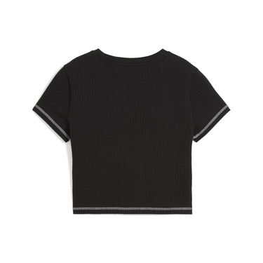 Crop Top Puma DARE TO Textured Baby Tee Čierna | 629806_01, 4