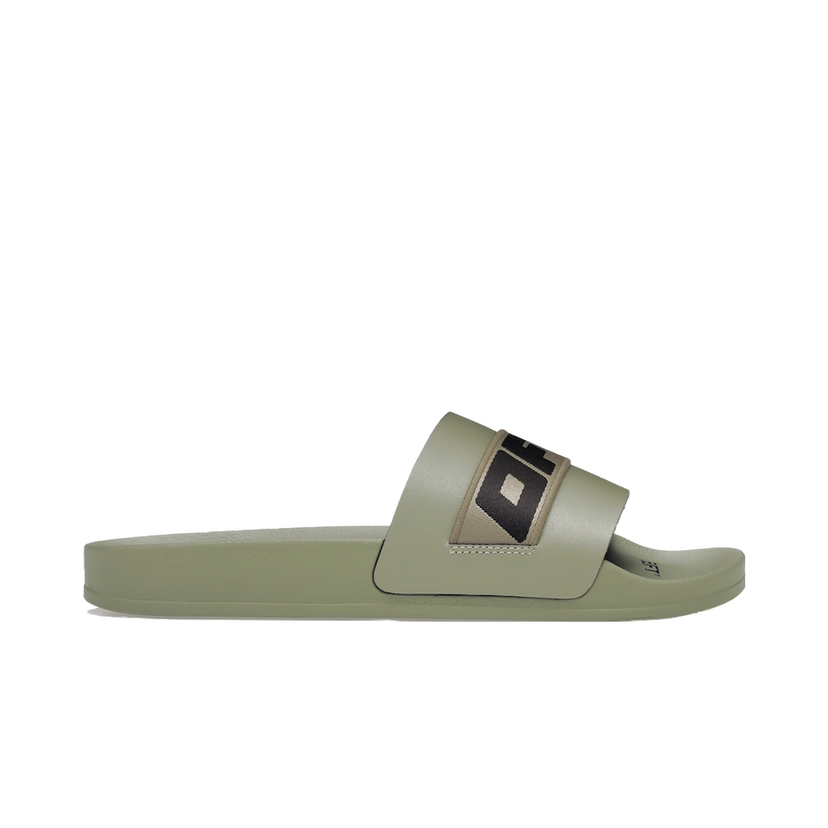 Tenisky a topánky Off-White Industrial Belt Slider Mud Black Zelené | OMIC001F22MAT0016310