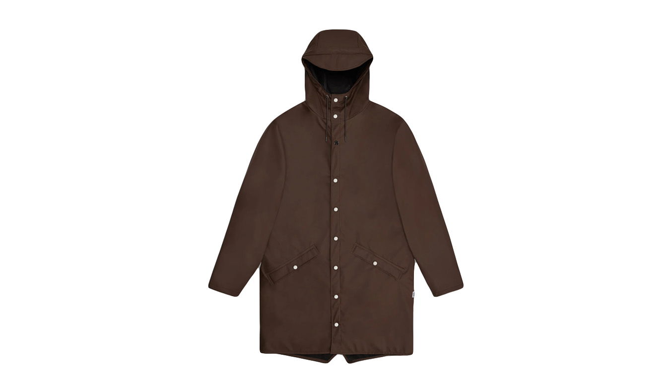 Pláštenka Rains Long Jacket Frame Hnedá | 12020-23, 0