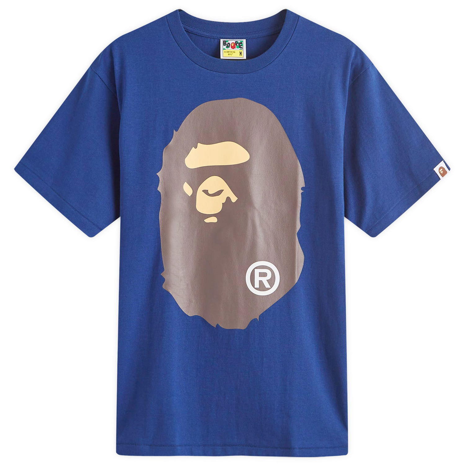 Tričko BAPE Classic Big Ape Head T-Shirt Modrá | 001TEK801002M-NVY, 0