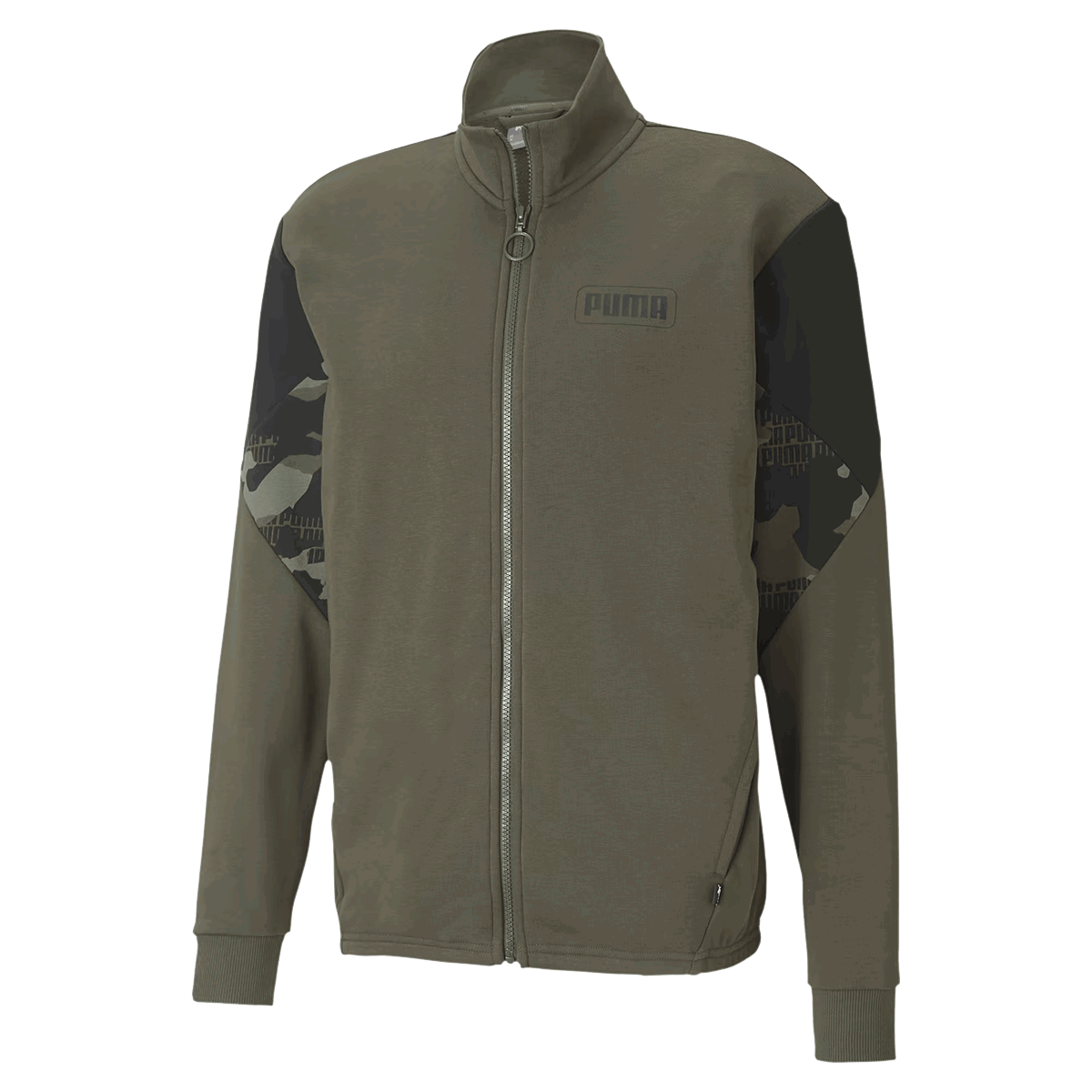 Bunda Puma Rebel Camo Full Zip Jacket Zelené | 599050-70, 0