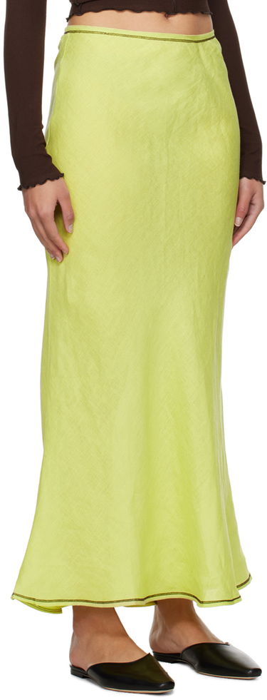 Sukňa Baserange Maxi Linen-Blend Skirt Zelené | SKDY-SL-SP24, 1