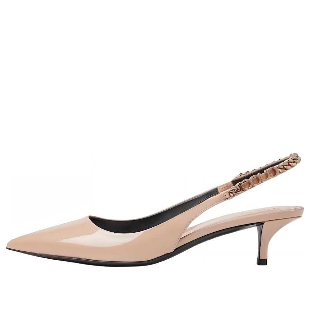 Tenisky a topánky Gucci Gucci Pointed Toe Slingback Stiletto Béžová | 782832-BNC80-6702, 0