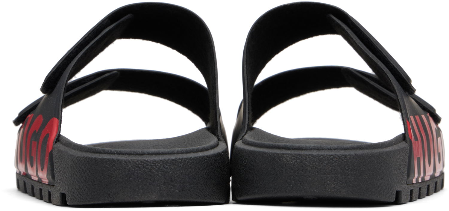 Tenisky a topánky BOSS Hugo Double-Touch Closure Logo Sandals Čierna | 50542042, 1