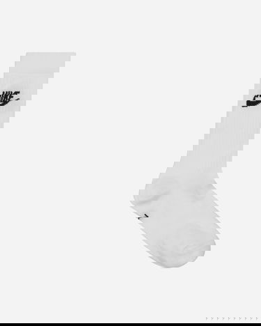 Spodná bielizeň a ponožky Nike Everyday Essential Crew Socks 3-Pack Biela | DX5025-100, 3