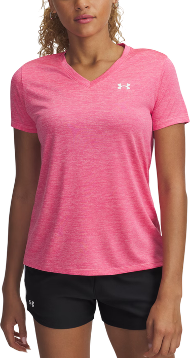 Tričko Under Armour Under Armour Tech Short Sleeve V-Neck T-Shirt Ružová | 1384227-672, 0