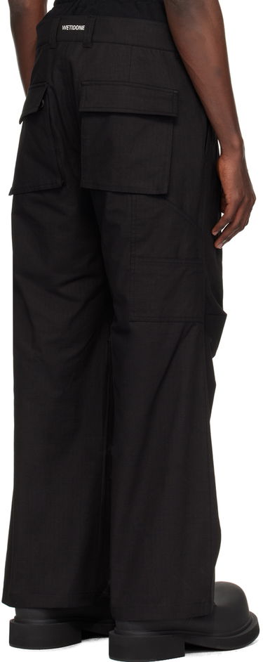Cargo nohavice We11done Layered Trousers Čierna | WD-PT1-24-318-M-BK, 2