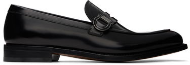 Starostlivosť o obuv FERRAGAMO Salvatore Ferragamo Gancini Ornament Loafers Čierna | 774508, 0