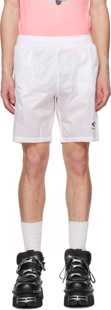 Šortky VETEMENTS Vetements Oval Logo Swim Shorts Biela | MA66SW100W, 0
