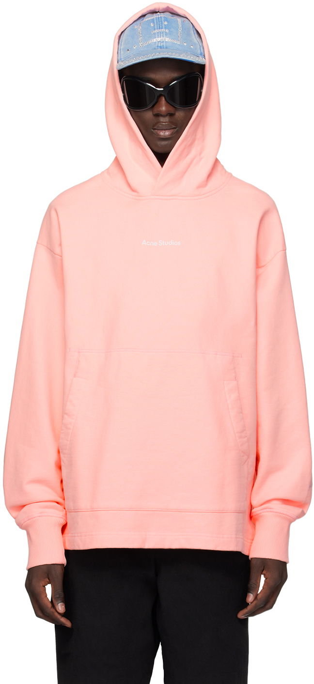 Mikina Acne Studios Printed Hoodie Ružová | BI0198-