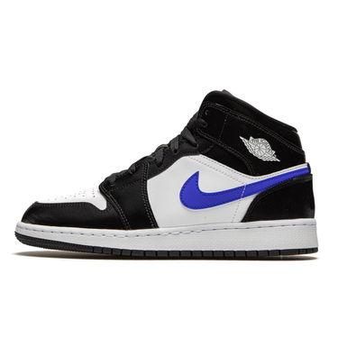 Tenisky a topánky Jordan Air Jordan 1 Mid GS "Black Racer Blue" Čierna | 554725-084, 0