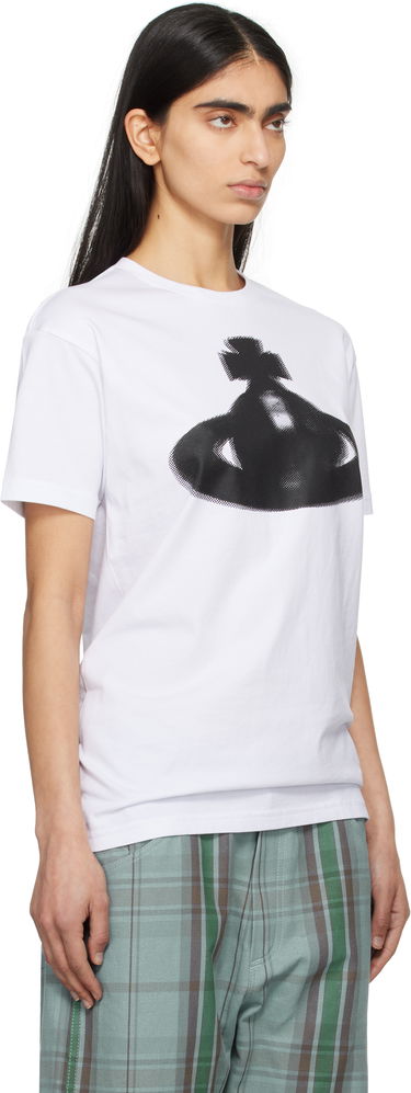 Tričko Vivienne Westwood Vivienne Westwood Halftone Orb Classic T-Shirt Biela | 3G01003G-J001M-, 1