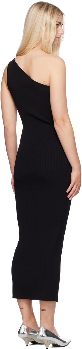 Šaty TOTEME Women's One-Shoulder Maxi Dress Čierna | 233-6042-755, 2