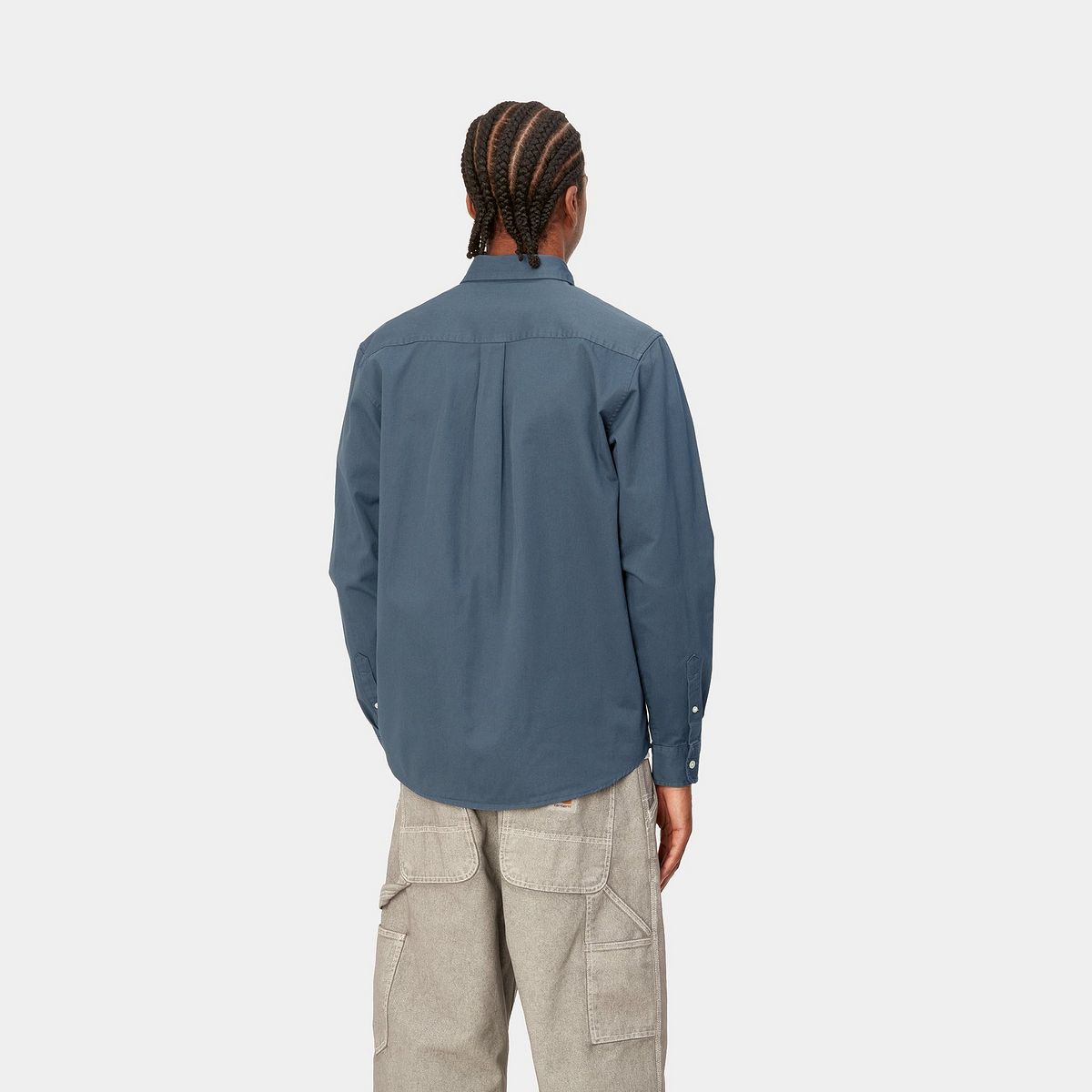 Košeľa Carhartt WIP L/S Madison Shirt "Ore / Wax" Navy | I023339_1RE_XX, 1