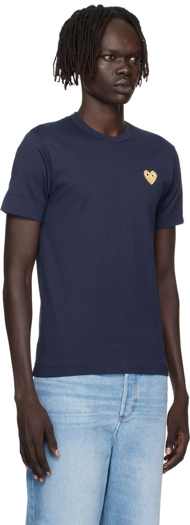 Tričko Comme des Garçons COMME des GARÇONS PLAY Heart Patch T-Shirt Čierna | AZ-T216-051, 4