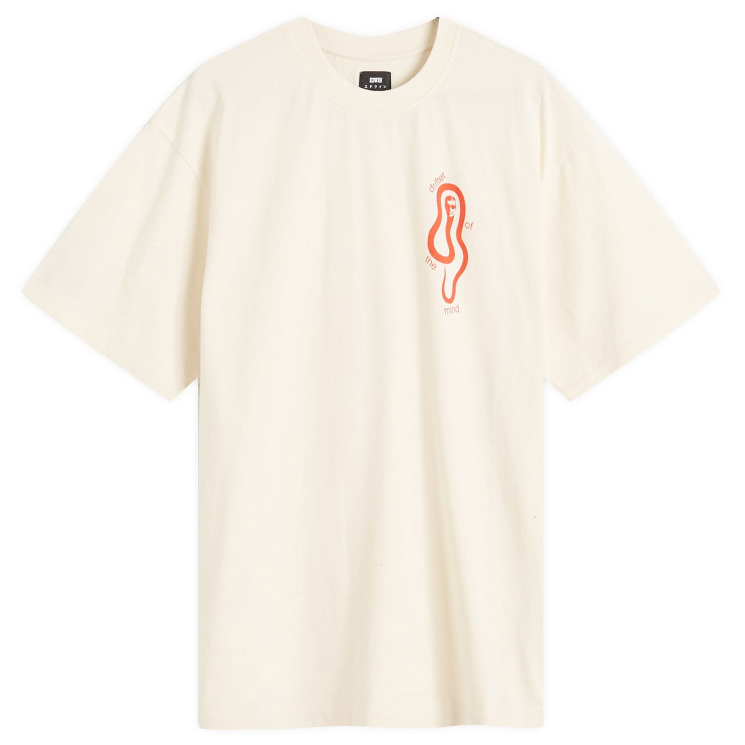 Tričko EDWIN T-Shirt Music Channel Mind Drifter Biela | I034167-1WI67, 0