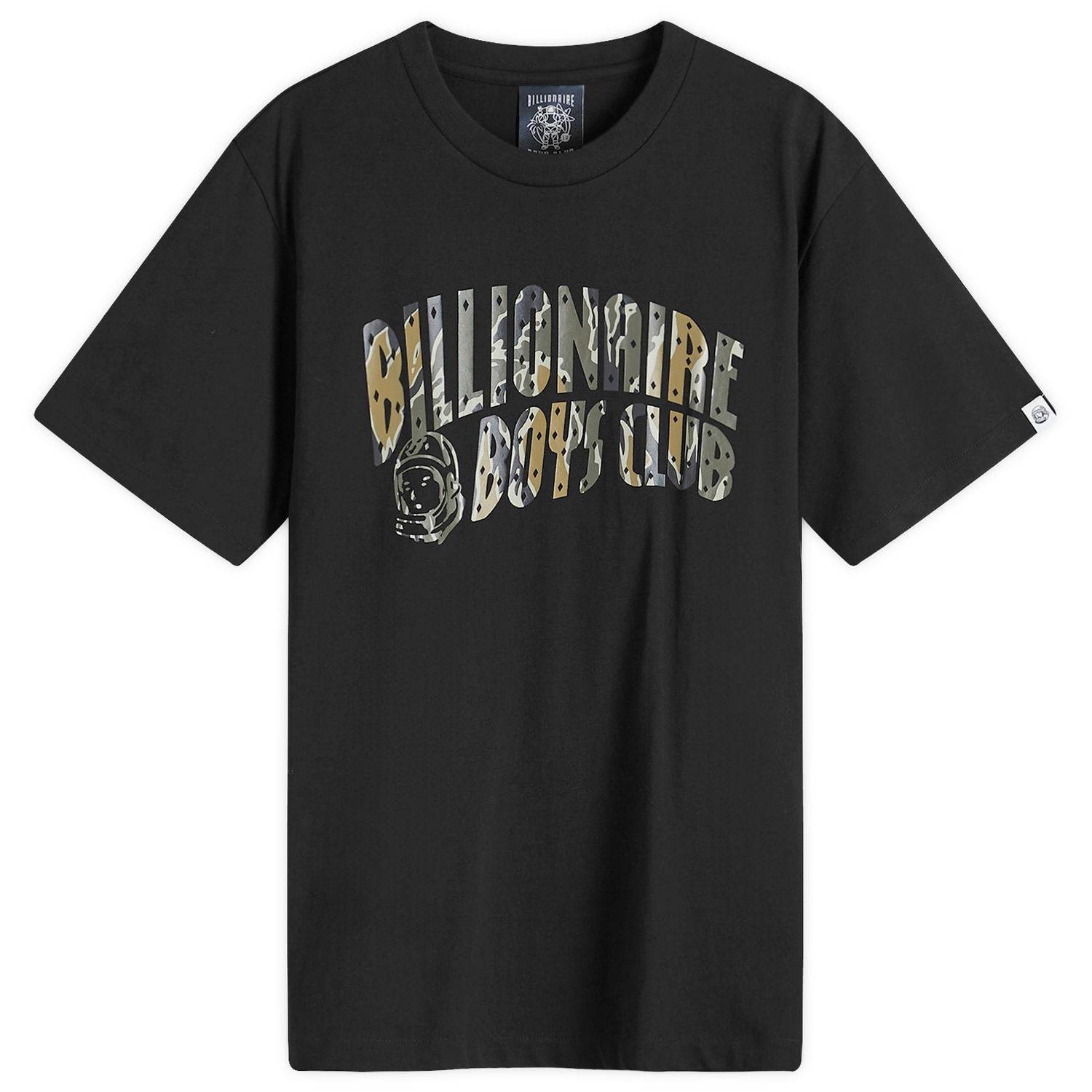 Tričko BILLIONAIRE BOYS CLUB Camo Arch Logo T-Shirt Čierna | B24347-BLK, 0