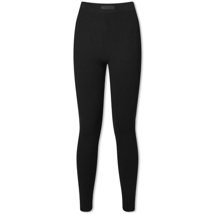 Legíny Fear of God Women's Essentials Ribbed Knit Leggings Čierna | 192BT235350FW