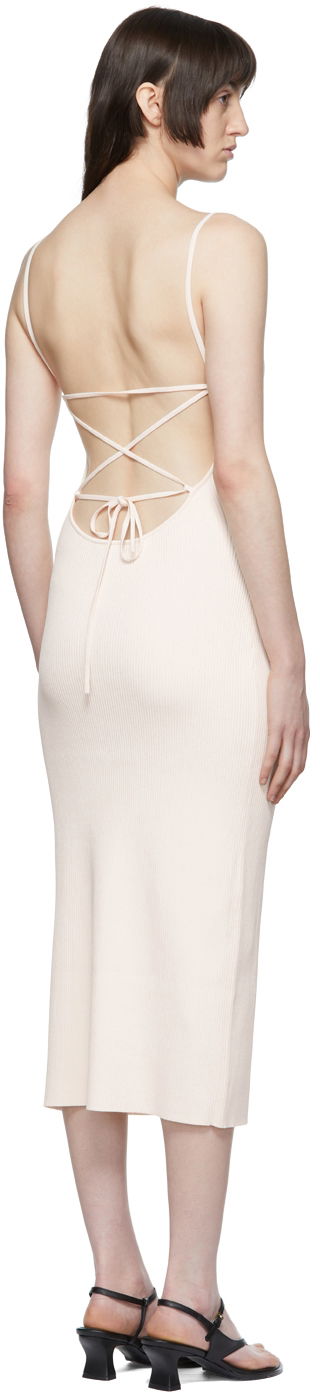 Šaty rag & bone Viscose Midi Slip Dress Béžová | WAS22P0061806, 2