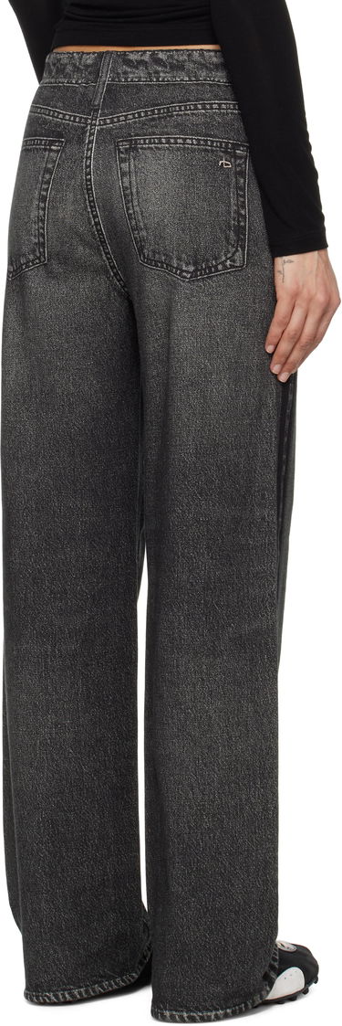 Džínsy rag & bone Rag & Bone Miramar Terry Wide-Leg Track Pants Šedá | WCW25S70018201, 2