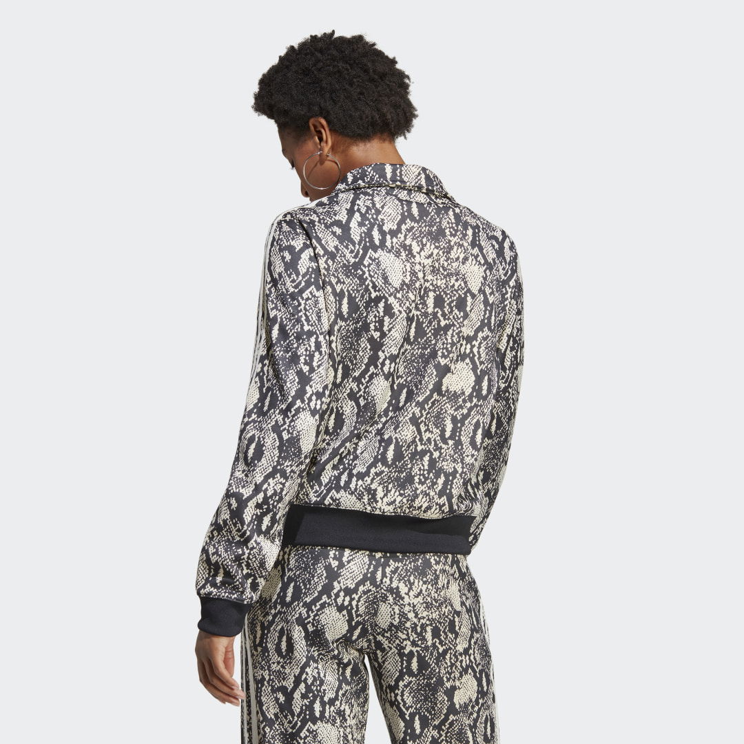 Python Allover Print Track Top