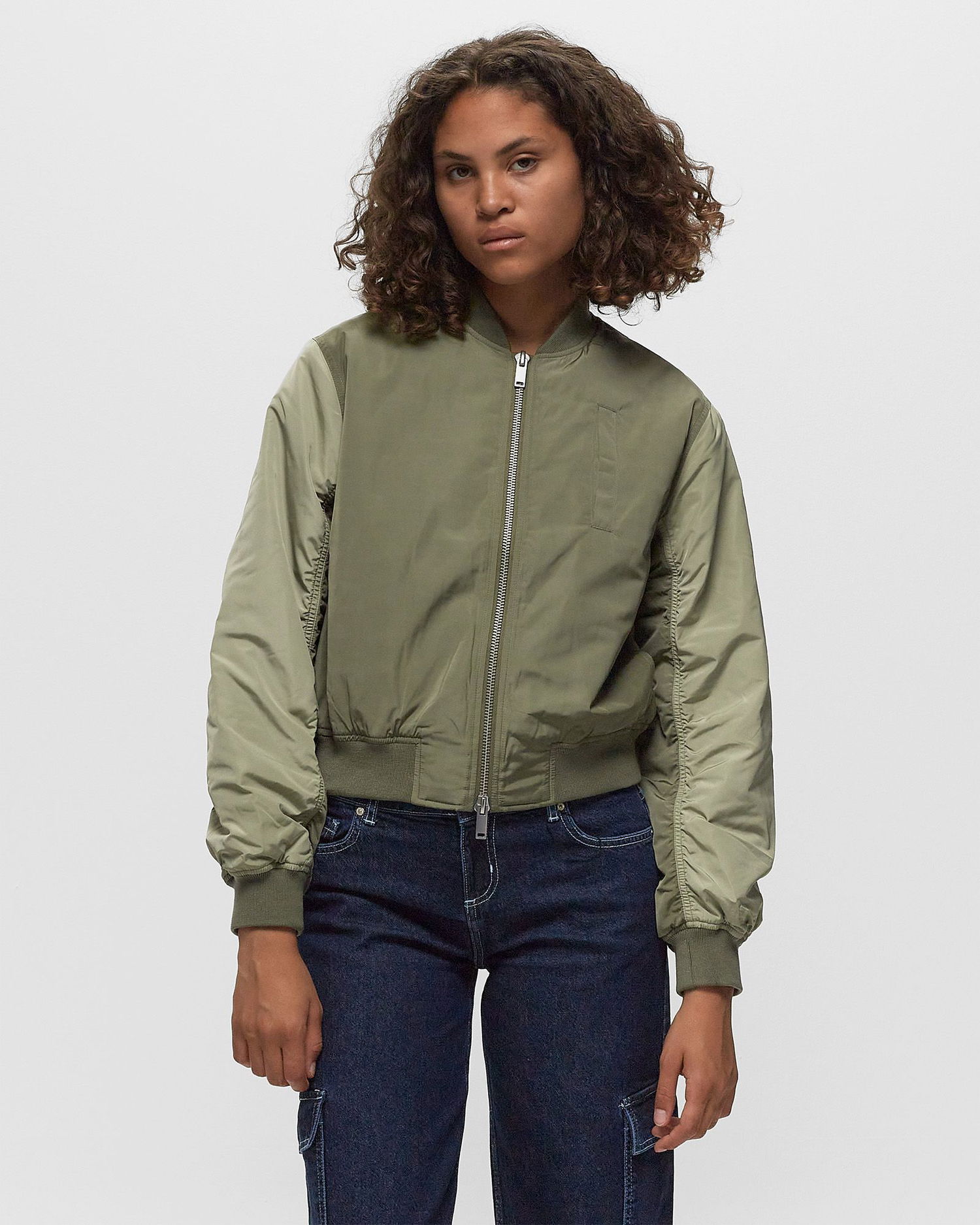 Bomber bunda envii ENPOWER JACKET Zelené | E23400014-DEEP-LICHEN-GREEN, 1