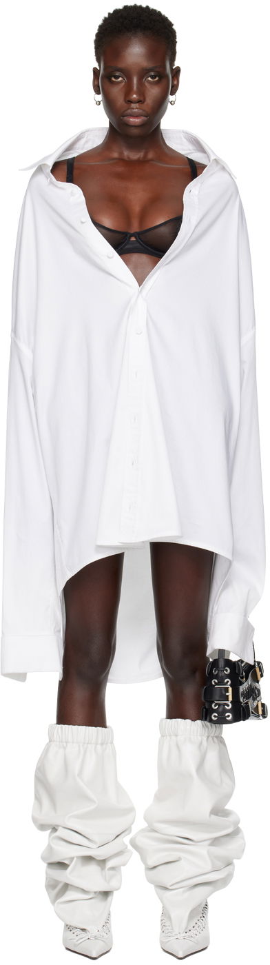Košeľa Jean Paul Gaultier Jean Paul Gaultier Shayne Oliver Edition Oversized Shirt Biela | 24/27-U-CH019-C049-01, 0