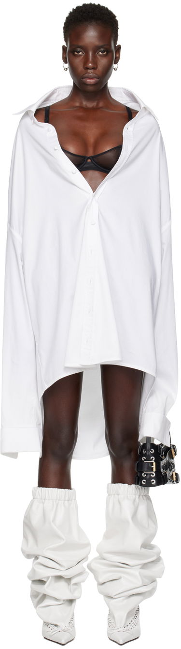 Košeľa Jean Paul Gaultier Jean Paul Gaultier Shayne Oliver Edition Oversized Shirt Biela | 24/27-U-CH019-C049-01, 0