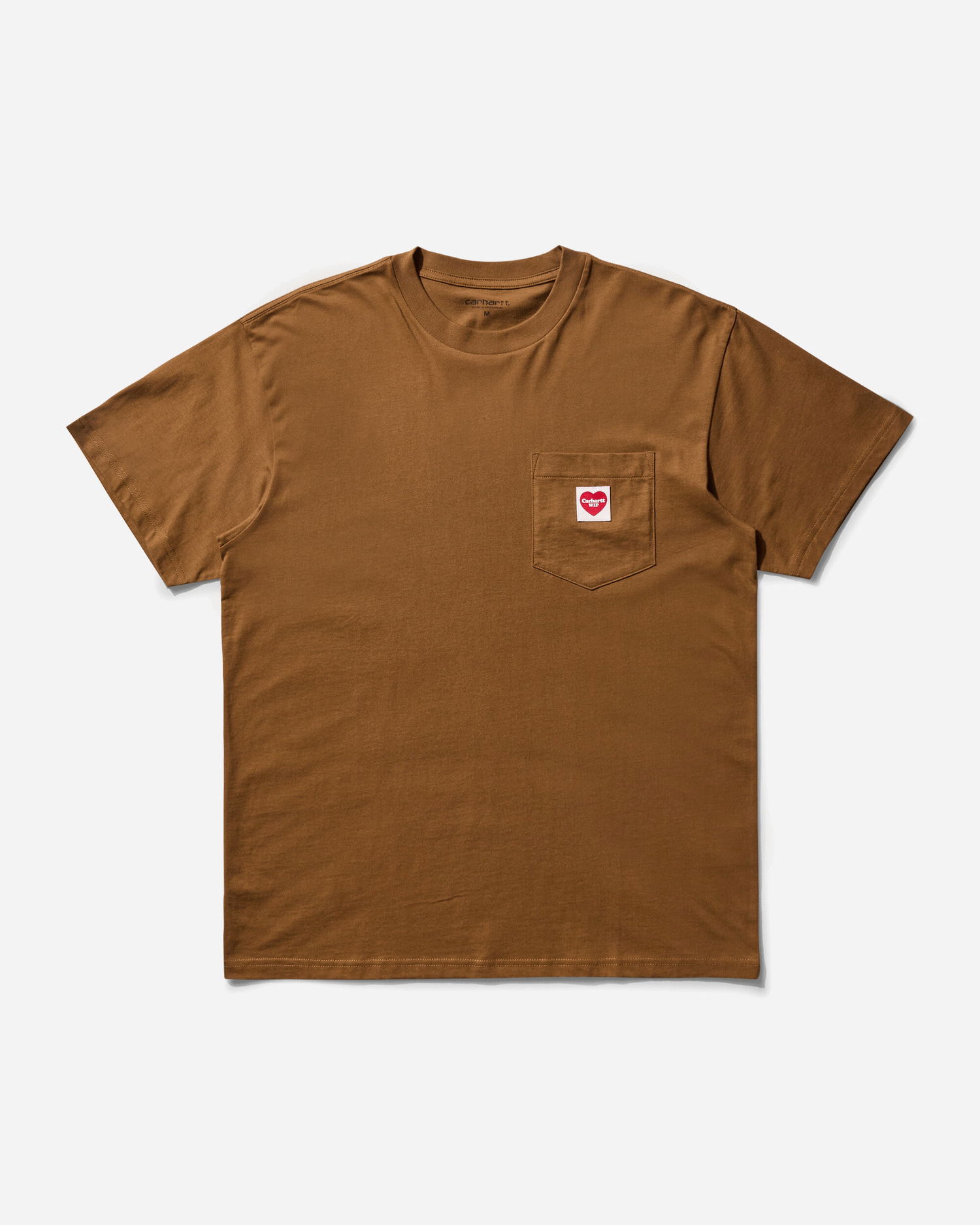Tričko Carhartt WIP Pocket Heart T-Shirt Hnedá | I032128 HZXX, 1