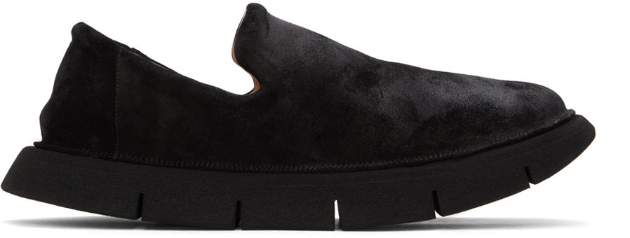 Starostlivosť o obuv Marsèll Marsèll Intagliata Suede Slippers Čierna | MM4357 186666, 0