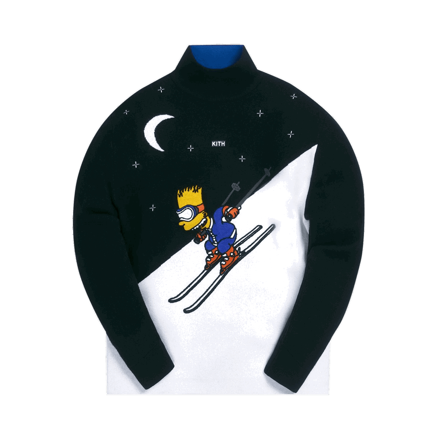 Sveter KITH For The Simpsons Bart Turtleneck Čierna | KH2582 100, 0