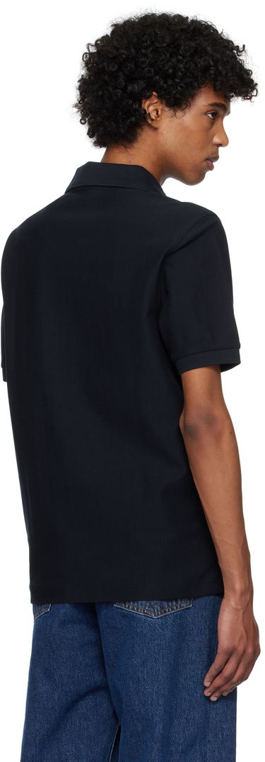 Polo tričko Fred Perry Fred Perry Pinstripe Zip Neck Polo Navy | M9871, 2