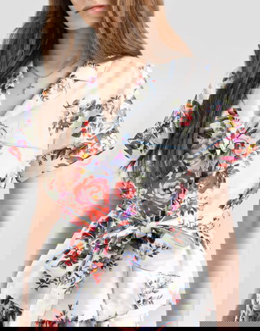 Košeľa Dolce & Gabbana Dolce & Gabbana Flower Bouquet-print Twill Vanity Shirt Rôznofarebný | F5S23TIS11IHA5ZO, 3