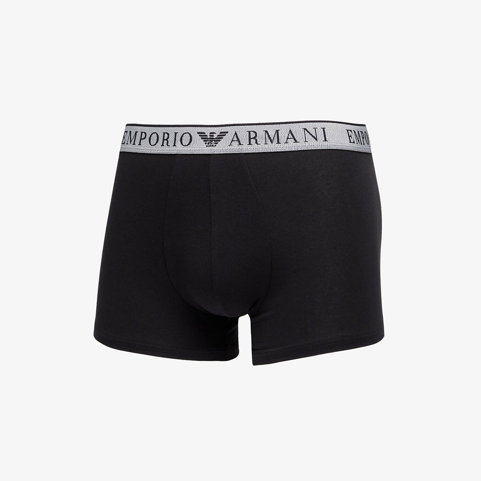 EA7 Men's Knit Trunk 2-Pack Nero/ Bianco M