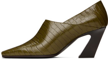 Tenisky a topánky Bottega Veneta Bottega Veneta Lewis Embossed Leather Mules Zelené | 806723 V4PB0, 2