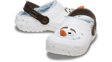 Tenisky a topánky Crocs Kids' Disney Frozen Olaf Lined Clogs Biela | 210234-90H, 1
