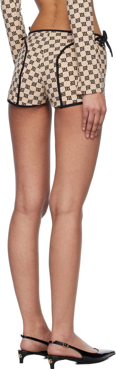 Nohavičky MISBHV MISBHV Monogram Coquette Shorts Béžová | 250W356, 2