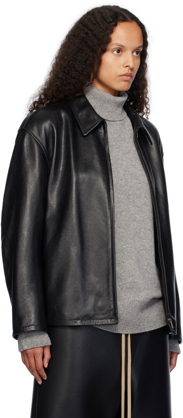 Bunda Fear of God Fear of God Rider Leather Jacket Čierna | FG830-063LTH, 1