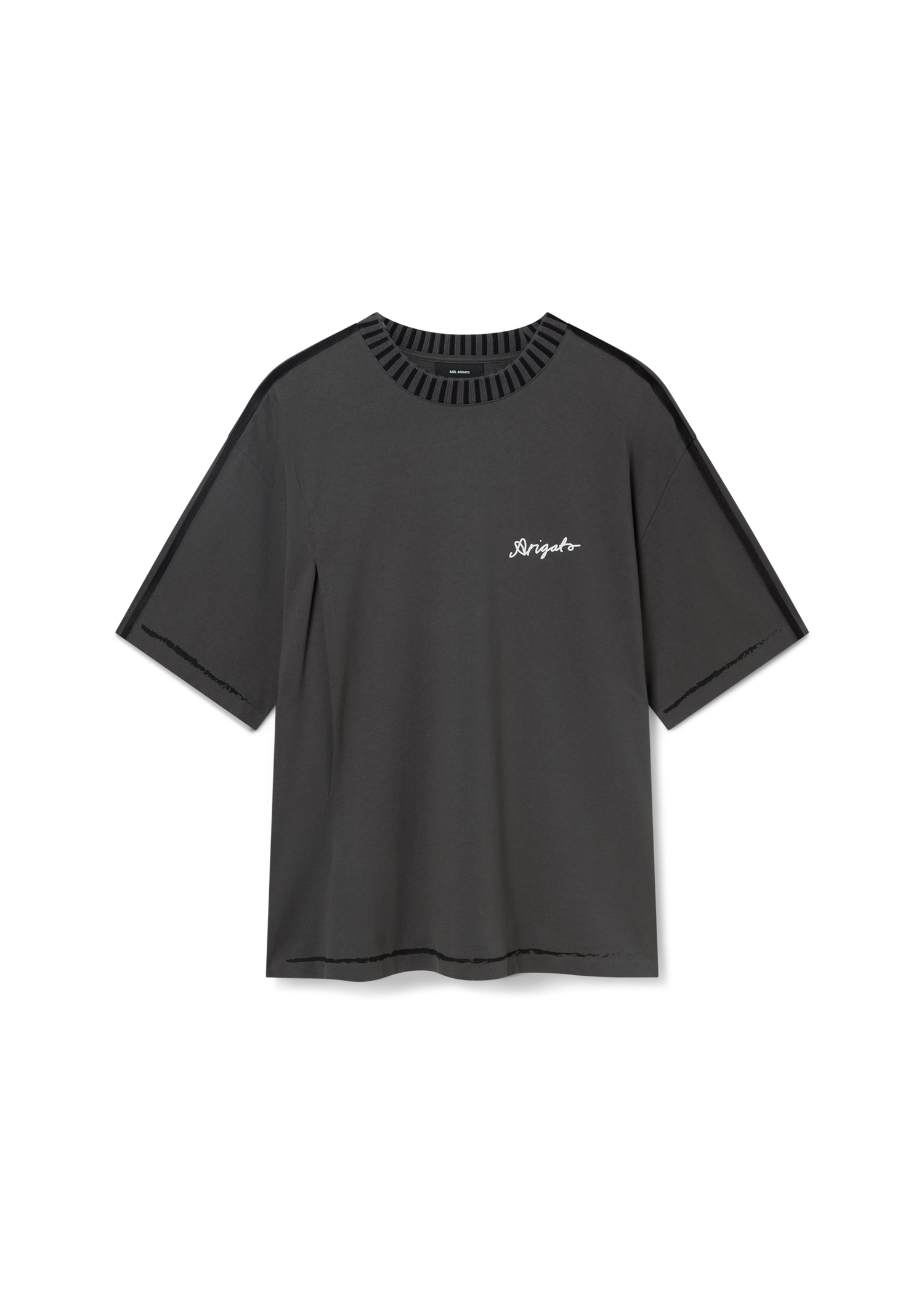 Tričko AXEL ARIGATO Relaxed Fit T-Shirt With Seam Detail Šedá | A2975001, 0