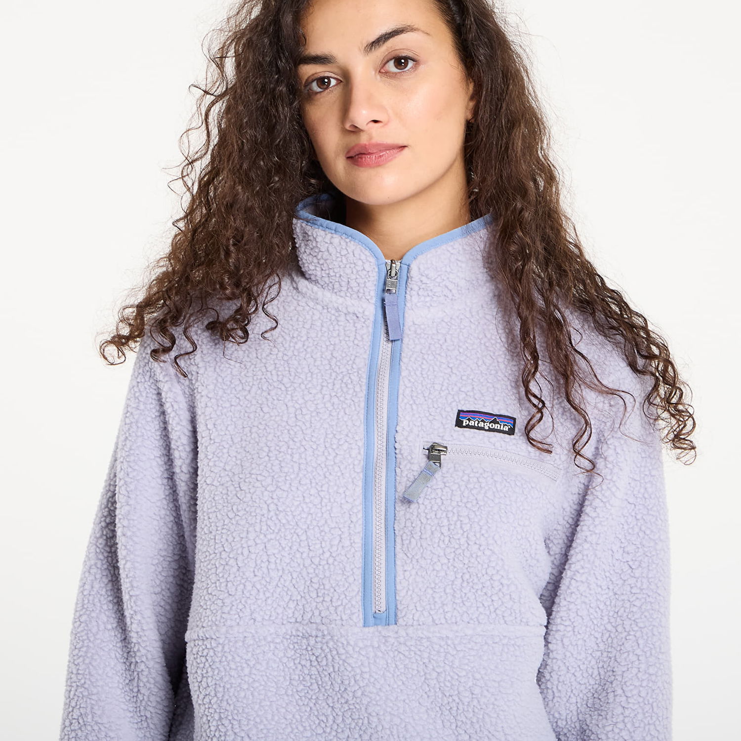 Sveter Patagonia Retro Pile Marsupial Fleece Pullover Fialová | 22835 PMFP, 1