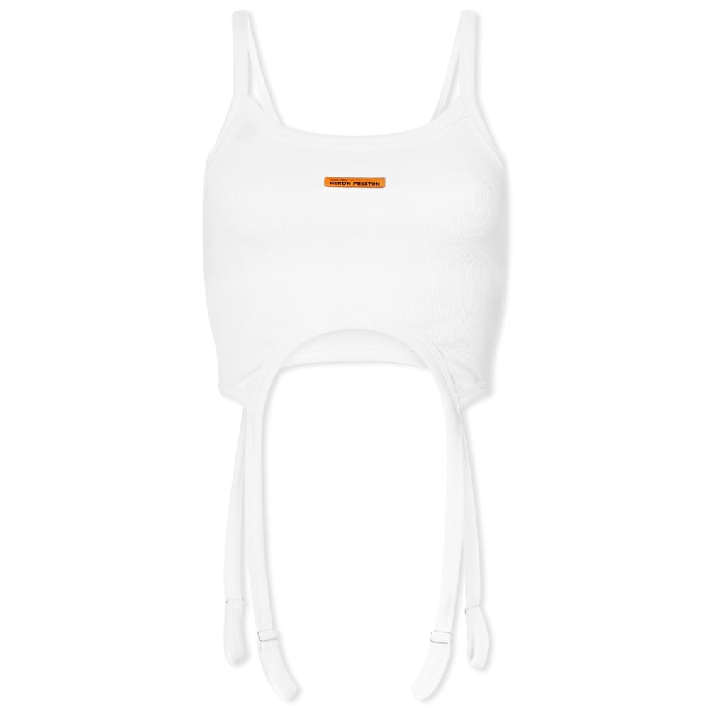 Tielko HERON PRESTON Hooks Tank Top Biela | HWAC005F22JER0010100, 0