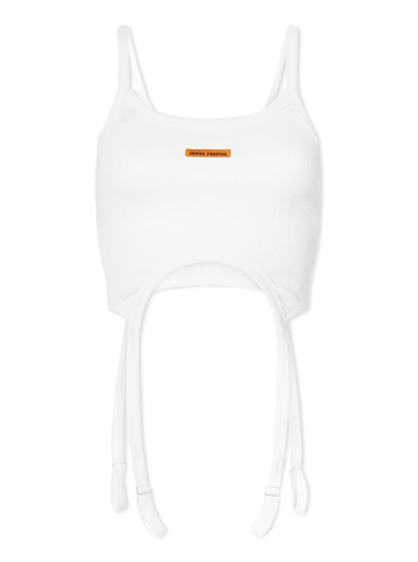 Tielko HERON PRESTON Hooks Tank Top Biela | HWAC005F22JER0010100