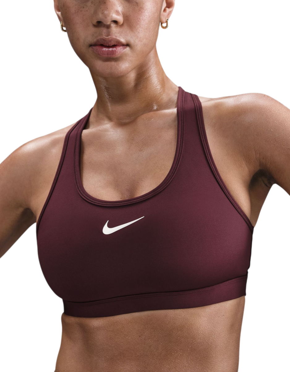 Podprsenka Nike Nike Swoosh Medium Support Sports Bra Vínová | dx6821-652, 0