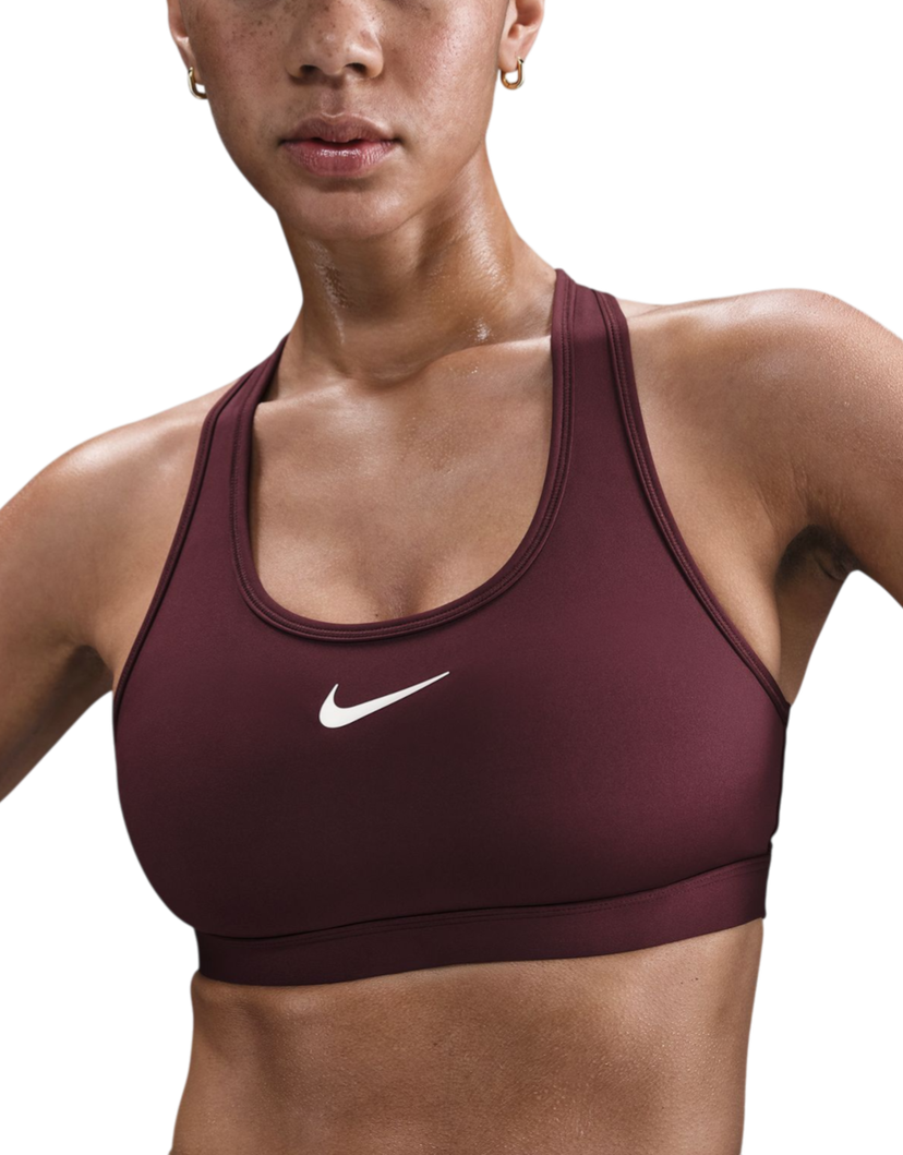 Podprsenka Nike Nike Swoosh Medium Support Sports Bra Vínová | dx6821-652